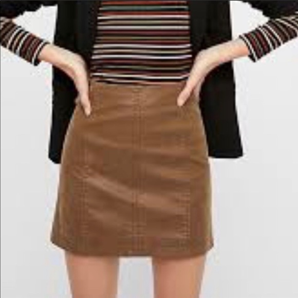Free People Dresses & Skirts - Free People Vegan Suede Skirt NWT